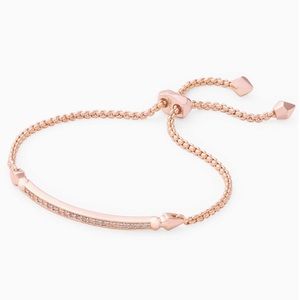 Kendra Scott Rose Gold Adjustable Chain Bracelet